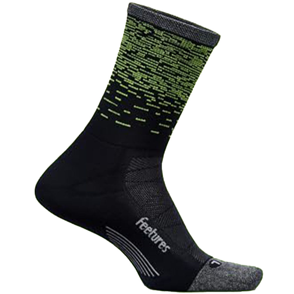 Feetures Elite Light Cushion Mini Crew Running Socks - Breathable & Supportive for Marathon, Hiking & Workout - Best for Athletes & Active Lifestyle