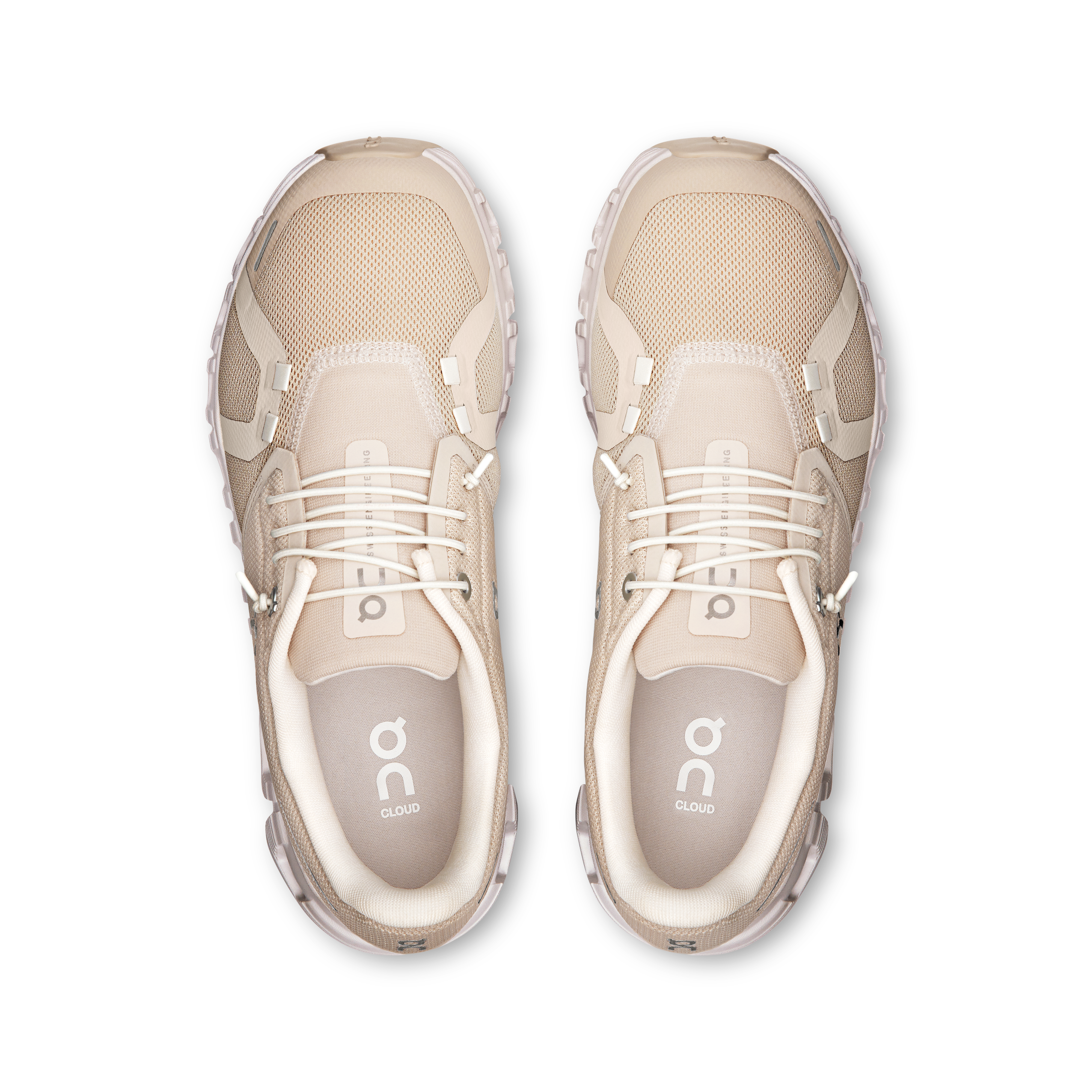 Women's Cloud 6 Running Shoes - Pearl White Lightweight Comfortable Sneakers for Jogging, Gym Workouts & Everyday Wear