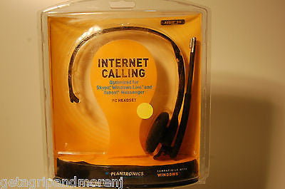 Plantronics Audio 310 Single Ear Headset with 3.5mm Connector for PC - Perfect for Call Centers, Office Work & Remote Communication