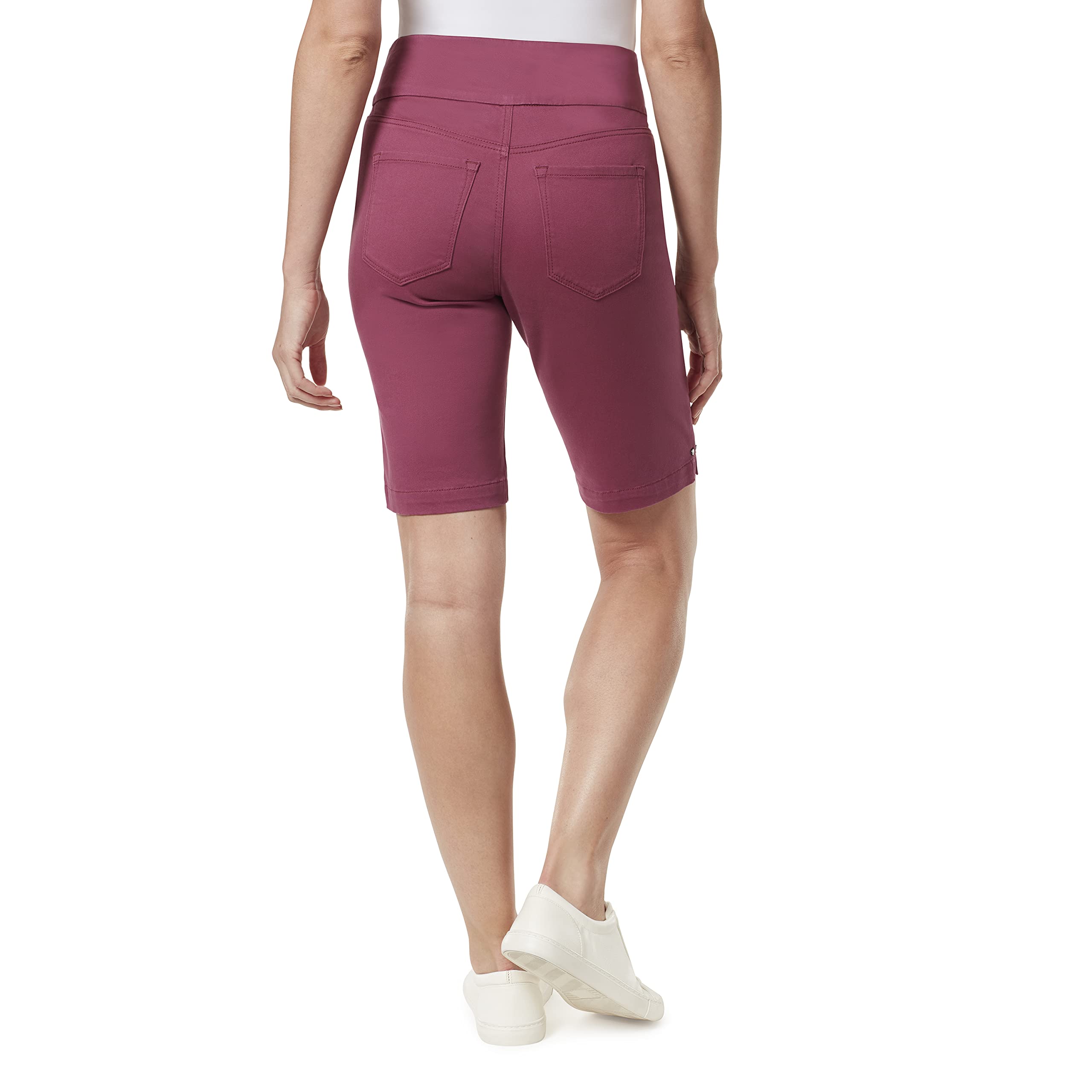 Gloria Vanderbilt Women's Bermuda Shorts - Comfortable Pull-On for Summer Outings