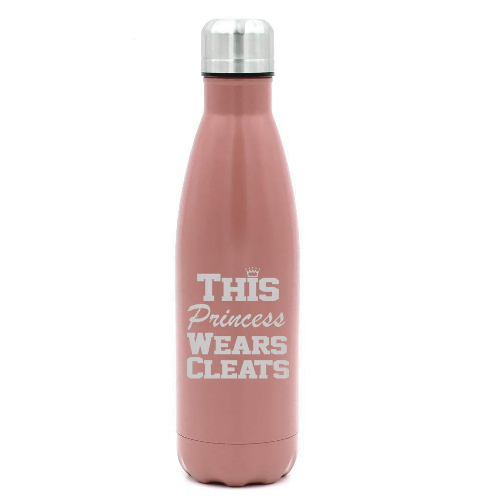 17 oz. Double Wall Vacuum Insulated Stainless Steel Water Bottle - Leakproof Travel Mug for Hot & Cold Drinks - Perfect for Softball, Soccer, Lacrosse Players & Outdoor Activities - BPA Free Sports Water Bottle for Gym, Hiking, Camping & Workouts