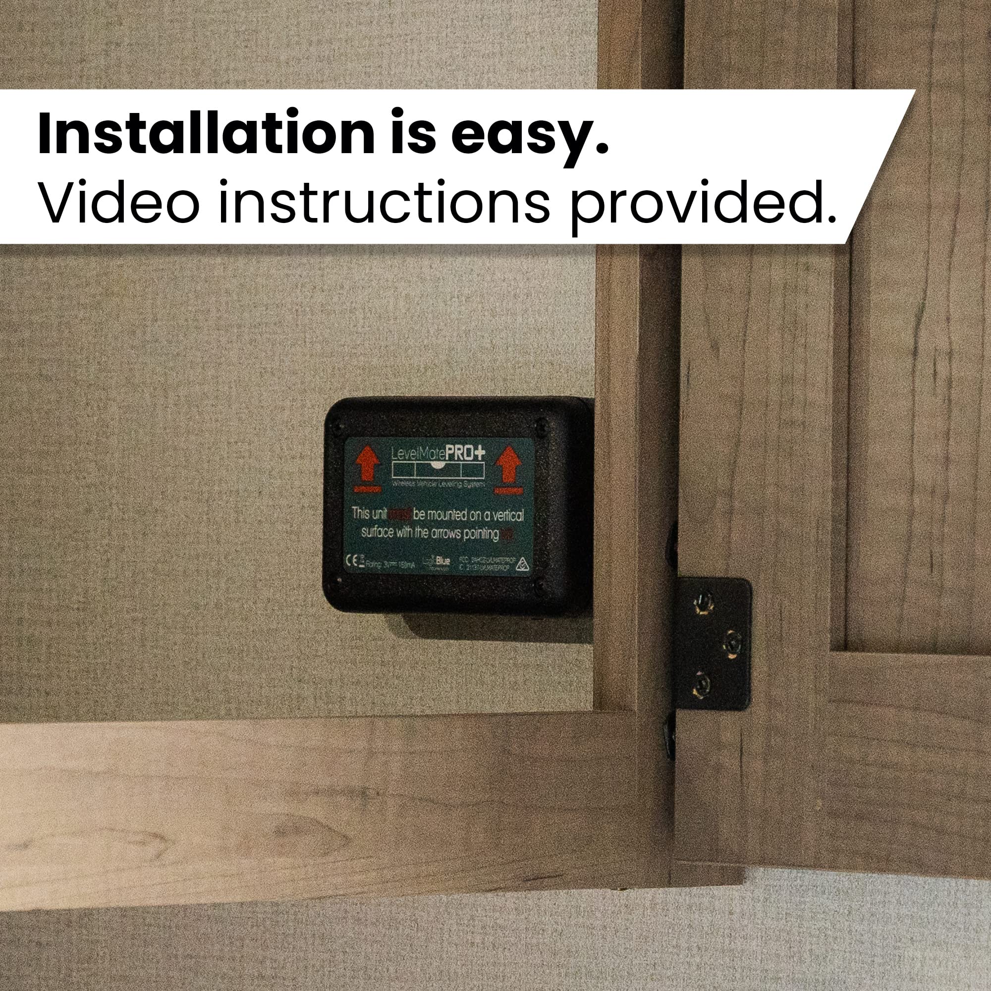 LogicBlue Technology LevelMatePRO+ Wireless RV Leveling System - Bluetooth Leveler for Campers & Travel Trailers | Easy Setup with Mobile App & Apple Watch Compatibility | Perfect for RV Camping, Road Trips & Outdoor Adventures