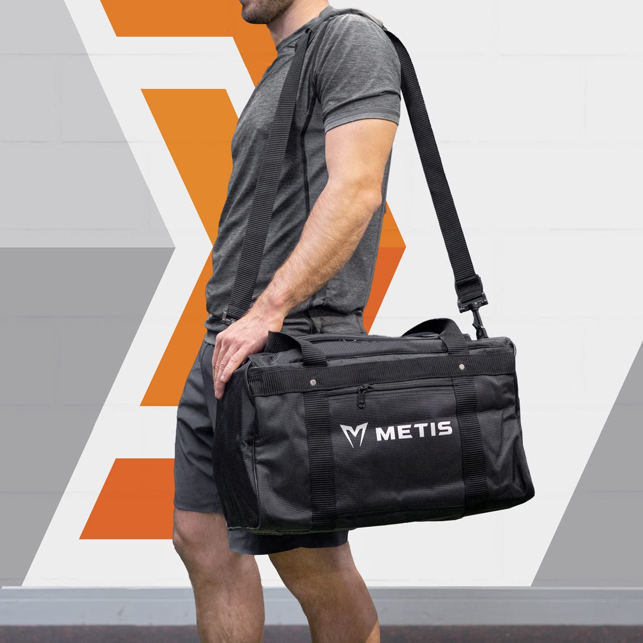 METIS Sports Duffle Bag - Large Waterproof Gym Bag for Men & Women - Perfect for Workout, Travel, Sports & Weekend Getaways