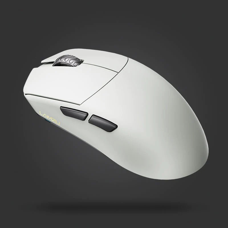 Lamzu Maya Wireless Gaming Mouse - Cloud Grey (4K Compatible) - Lightweight Ergonomic Design for FPS, MOBA, and PC Gaming