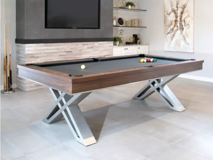 Premium Presidential Pierce Pool Table - Professional 8-Foot Billiard Table for Home & Game Room - Perfect for Family Fun, Parties & Entertainment