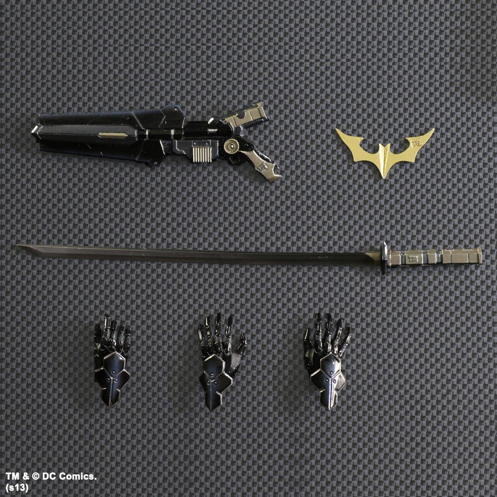 Square Enix DC Comics Variant Play Arts Kai Batman PVC Action Figure - Japan Import - Collectible Toy for Display & Superhero Fans