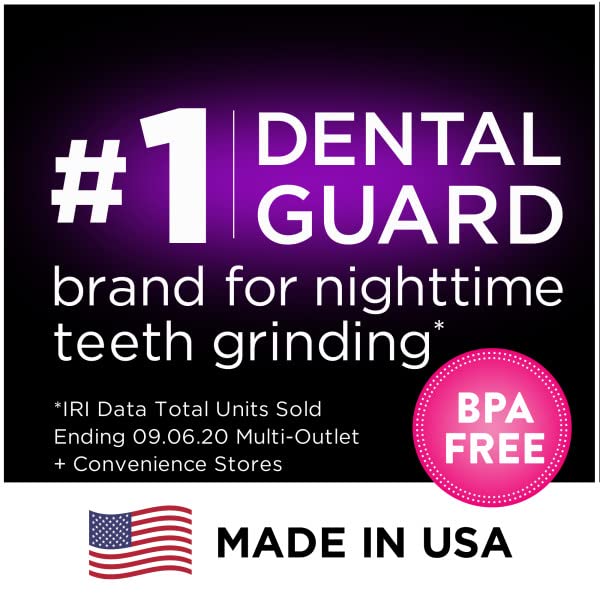 DenTek Professional-Fit Dental Night Guard for Teeth Grinding & Clenching - 3 Pack (3 Count) - Comfortable Mouth Guard for Bruxism Relief - Perfect for Nighttime Use, Sports & Travel Protection