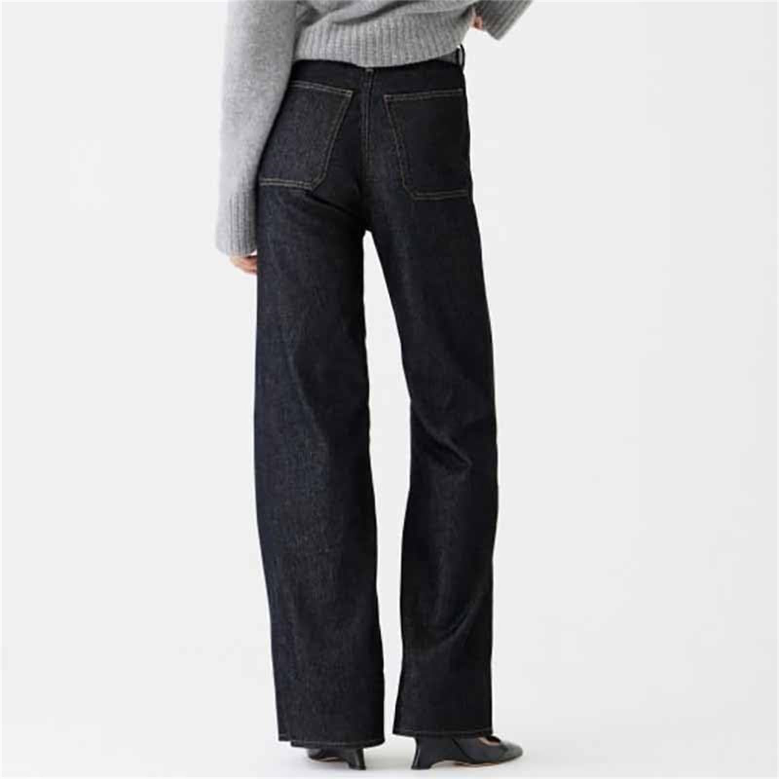 Oprah's Favorite Tummy Control Jeans - High Waisted Wide Leg Sailor Pants for Women | Curvy & Comfortable Stretch Denim | Perfect for Work, Casual Outfits & Special Occasions