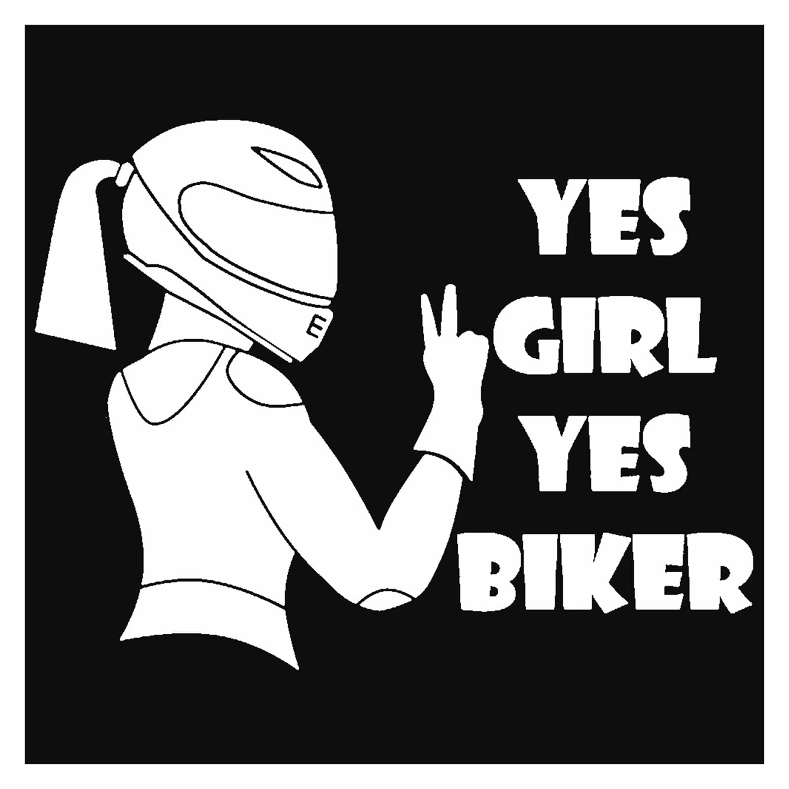 Respect for Bikers Reflective Car Sticker - Funny Vinyl Warning Decal for Vehicle Styling & Safety - Perfect for Motorcycle Enthusiasts & Road Safety Awareness