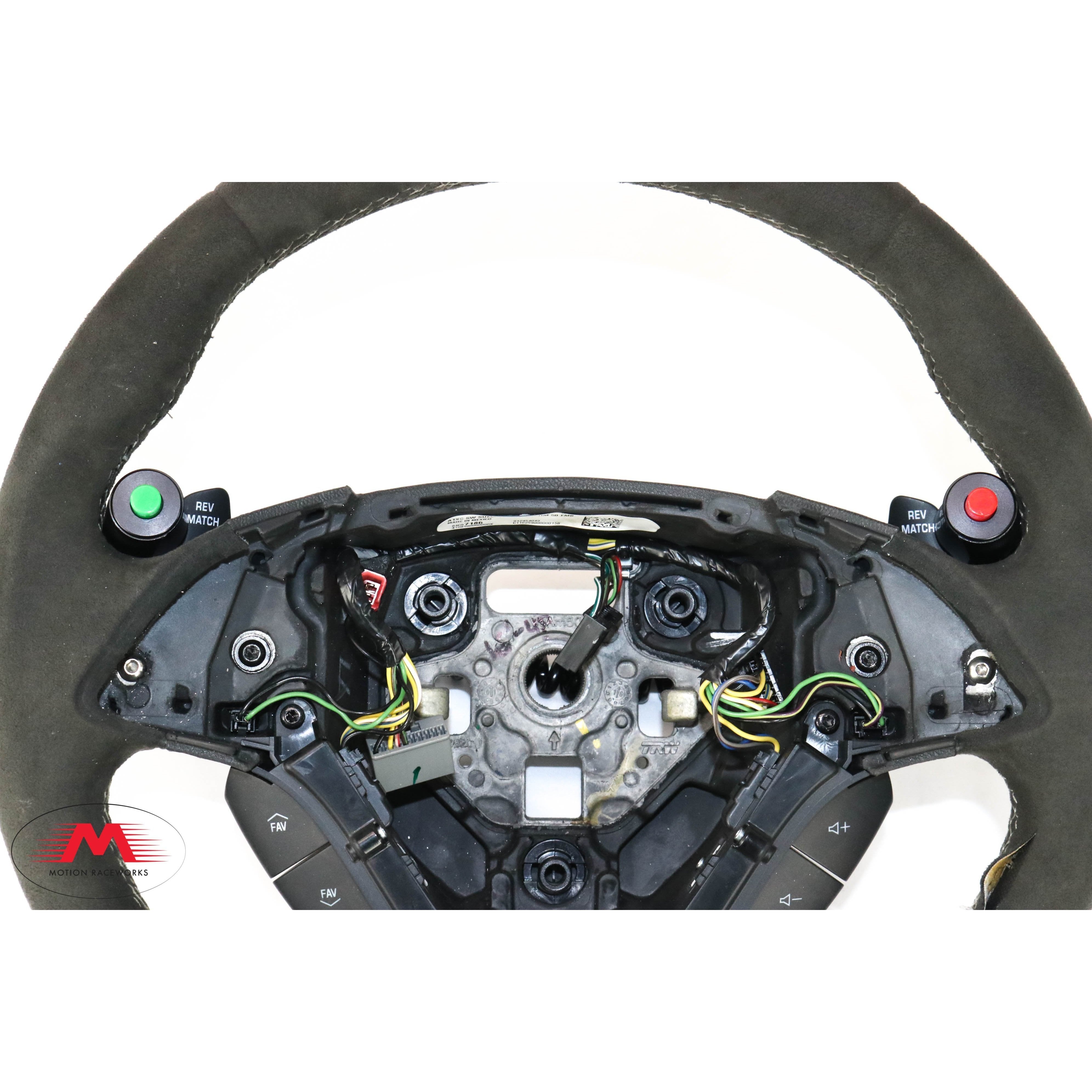 2016-2018 Chevy Camaro 6th Gen Steering Wheel Button Bracket - Black Anodized Aluminum Replacement Part (15-00013) | Perfect for DIY Repairs & Custom Upgrades