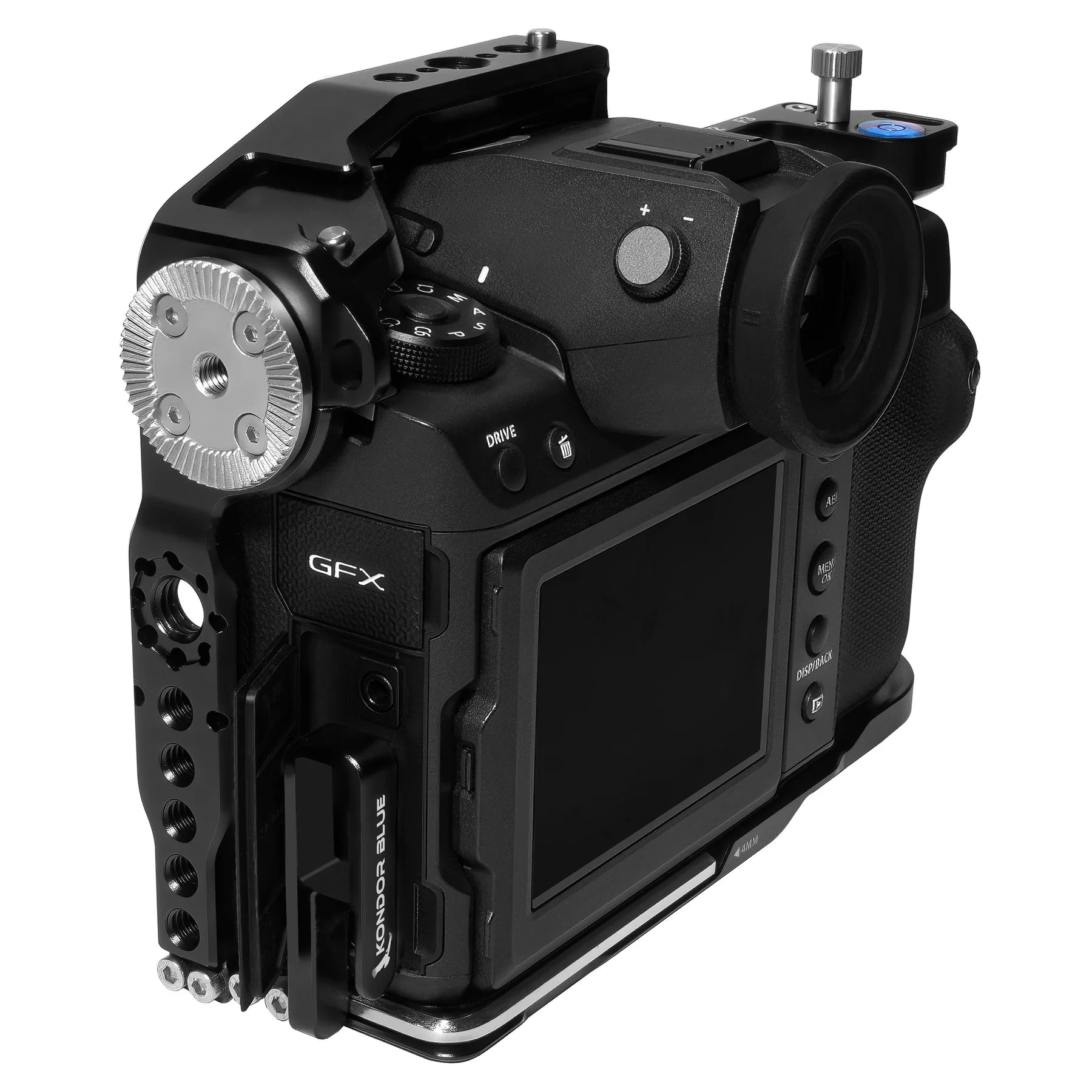 Kondor Blue Fujifilm GFX100 II Camera Cage - Durable Aluminum Alloy Protection for Professional Photography & Videography | Perfect for Studio, Travel & Outdoor Shoots
