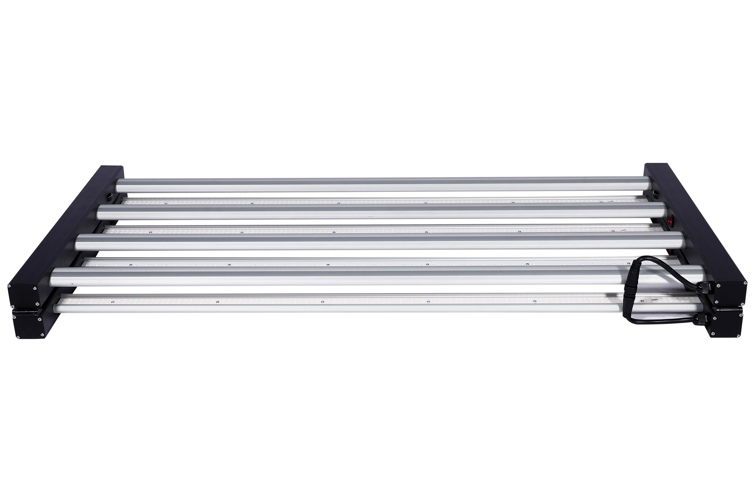 45W Full Spectrum LED Grow Light Strips for Indoor Plants - 4-Level Dimmable with Auto Timer (3/6/12H) - Perfect for Seedlings, Hydroponics & Home Gardening (4-Pack)