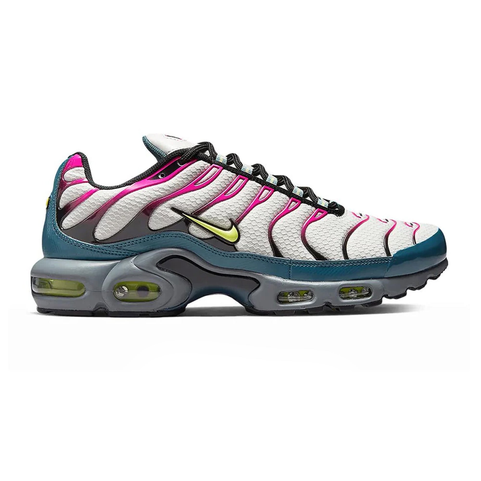 Nike Air Max TN Plus 'Teal Volt' Running Shoes (2021) - Lightweight Cushioned Sneakers for Men, Gym Workout & Streetwear Fashion