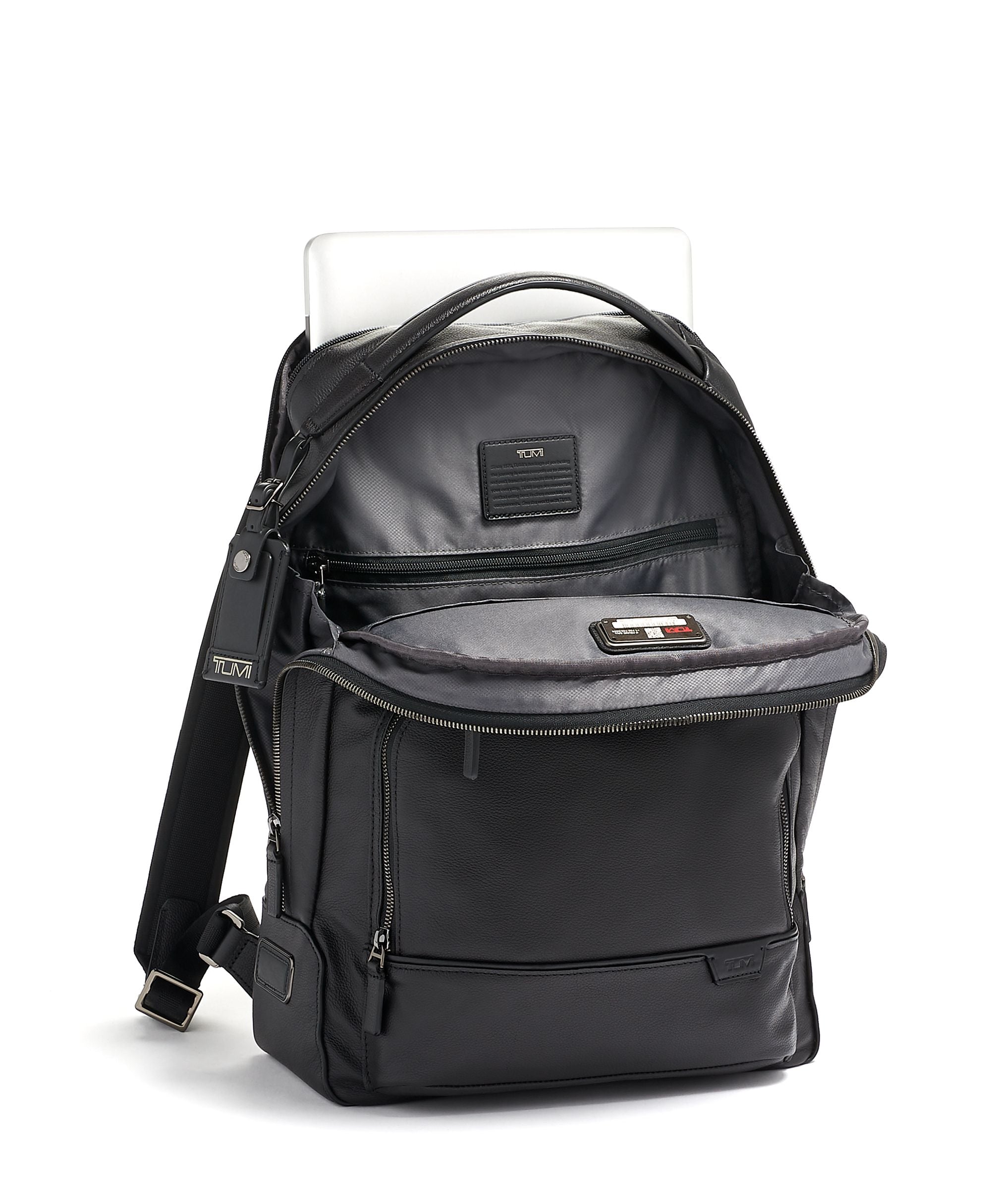 Tumi Harrison Warren Leather Backpack for Men & Women - Stylish & Durable Laptop Bag for Work, Travel & College