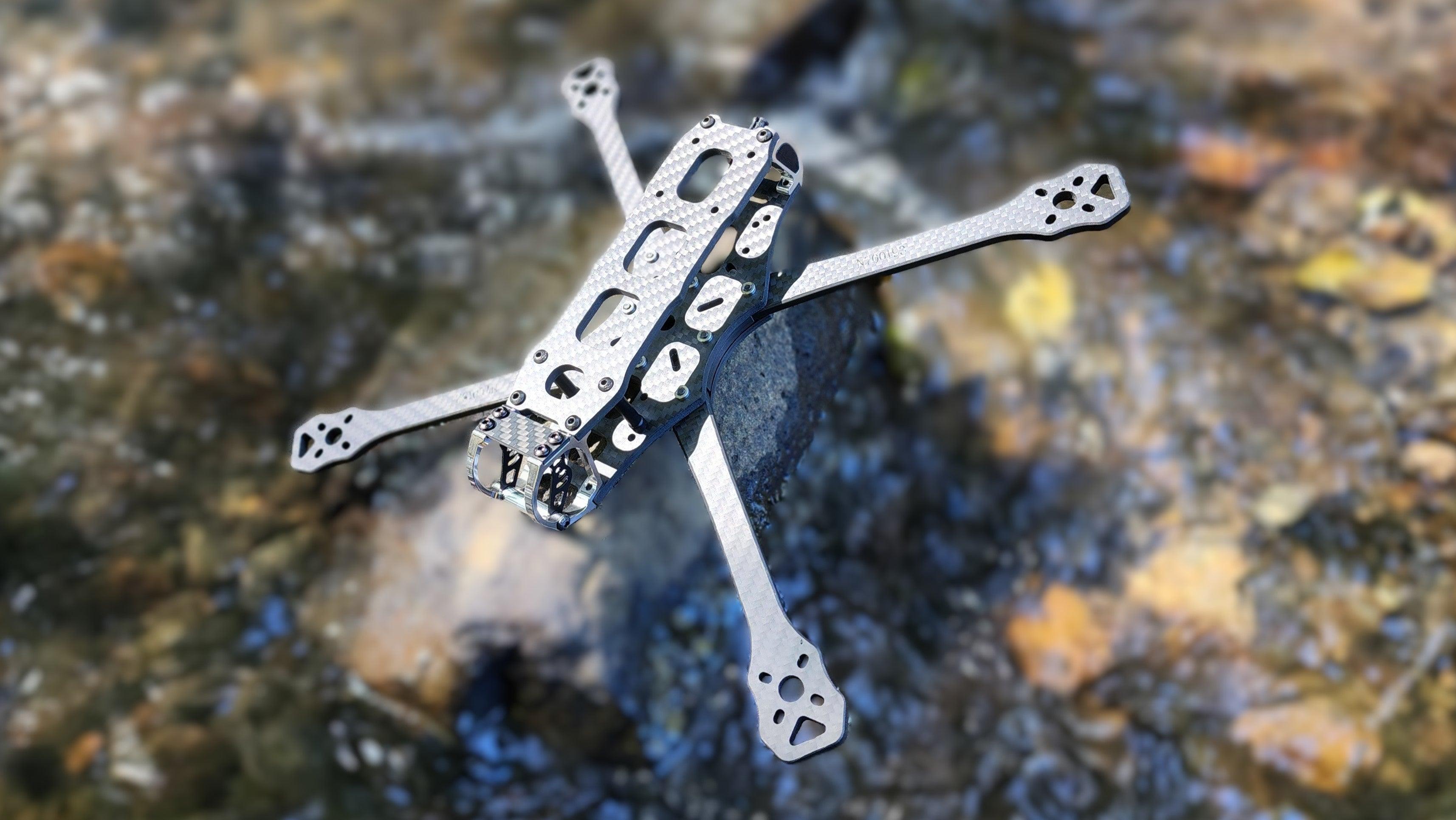 Armattan Nutria Frame Kit - 5 Inch & 7 Inch Drone Frames for FPV Racing and Freestyle Flying | Lightweight Carbon Fiber Quadcopter Frame | DIY Drone Building Kit for Beginners and Professionals