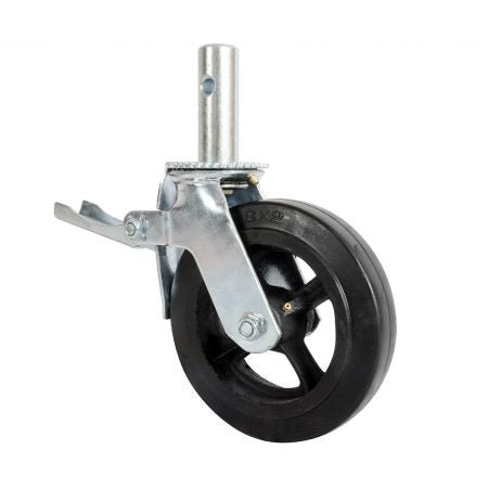 Heavy Duty Swivel Casters with Brakes - 4 Pack Industrial Wheels for Furniture, Carts & Equipment - Smooth Rolling & Durable for Home, Office & Warehouse Use