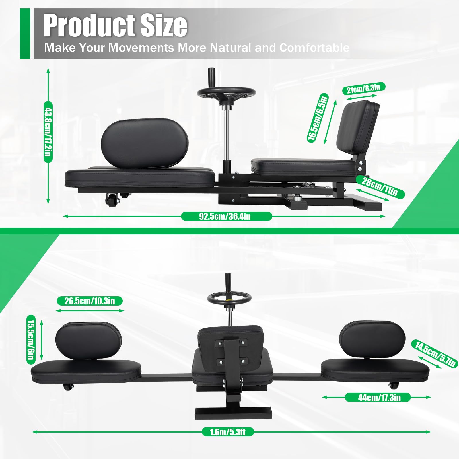 Professional 200-Degree Leg Stretcher Machine - High-Capacity 220 lbs Split Stretching Equipment for Flexibility Training | Home Gym, Dance, Martial Arts & Yoga Stretching Aid
