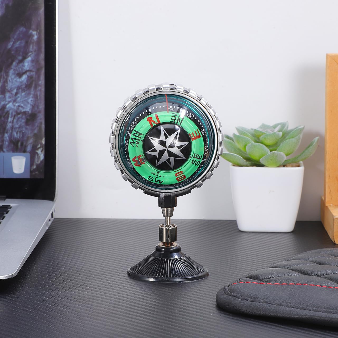 Milisten Car Dashboard Compass - Universal Vehicle & Boat Navigation Tool for Easy Direction Finding | Perfect for Road Trips, Off-Roading & Marine Adventures