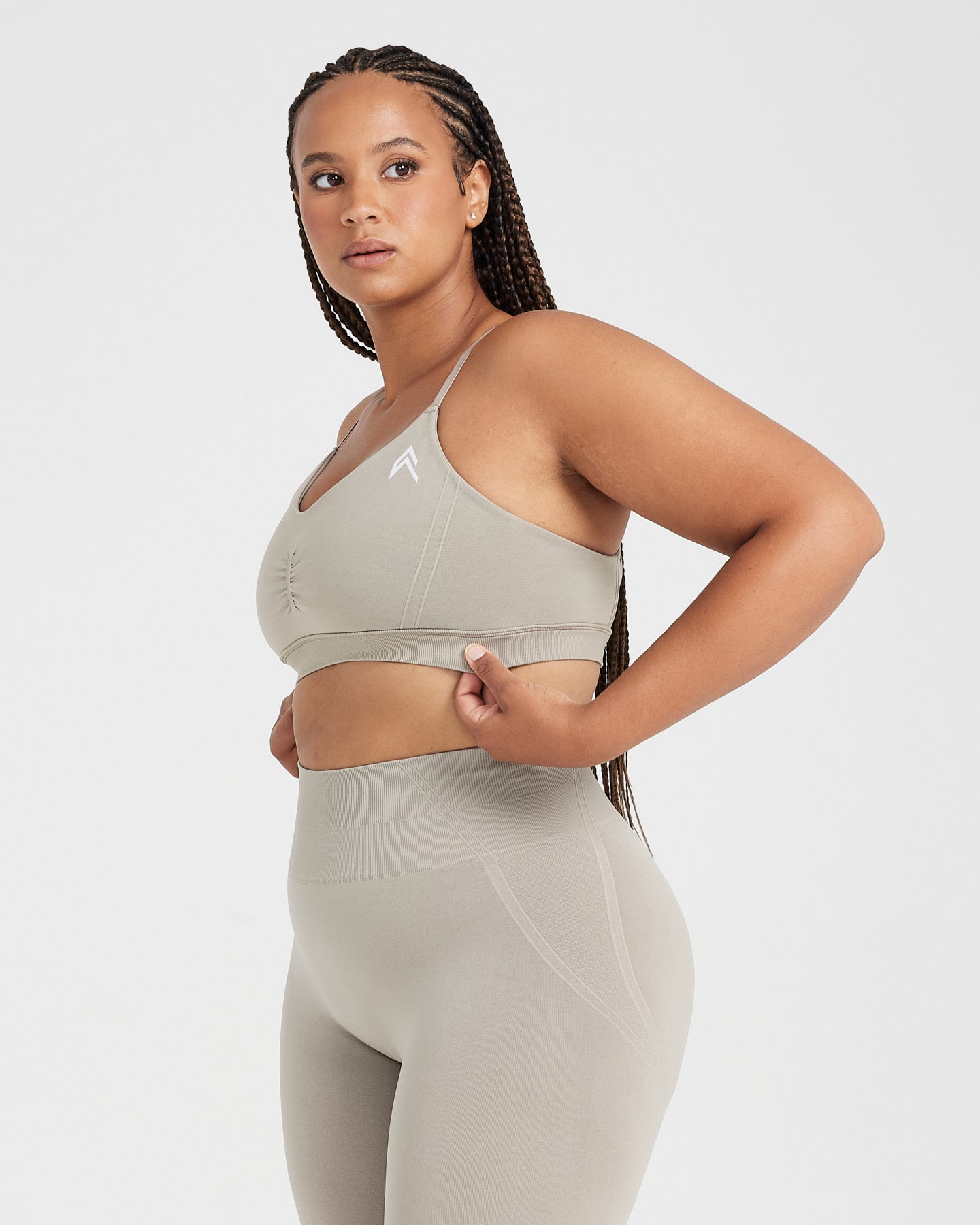 Effortless Micro Bralette in Warm Sand - Comfortable Wireless Bralette for Everyday Wear | Perfect for Yoga, Lounging & Layering