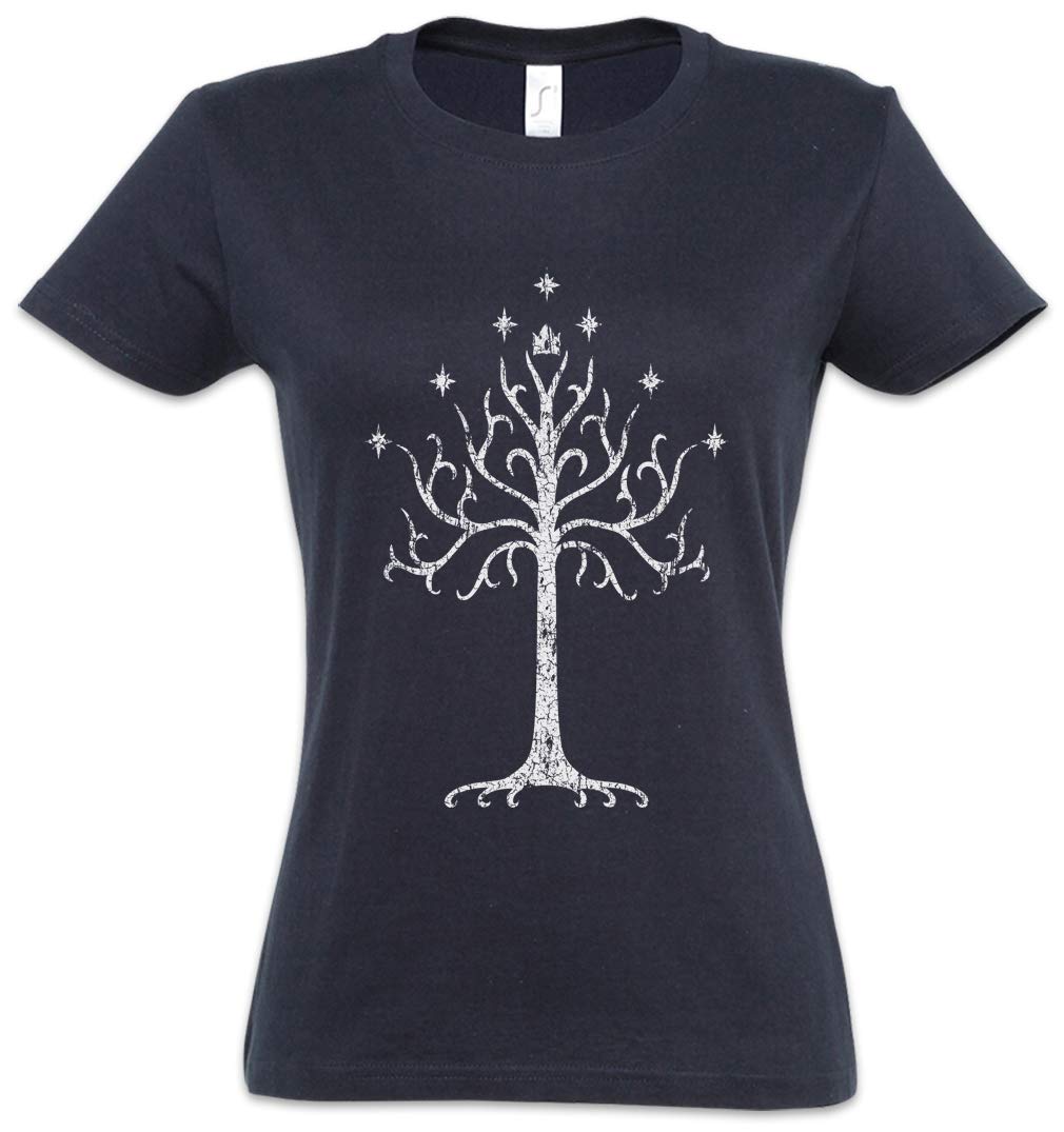 Urban Backwoods White Tree Graphic Women's T-Shirt - Soft Cotton Casual Tee for Everyday Wear, Street Style & Outdoor Adventures