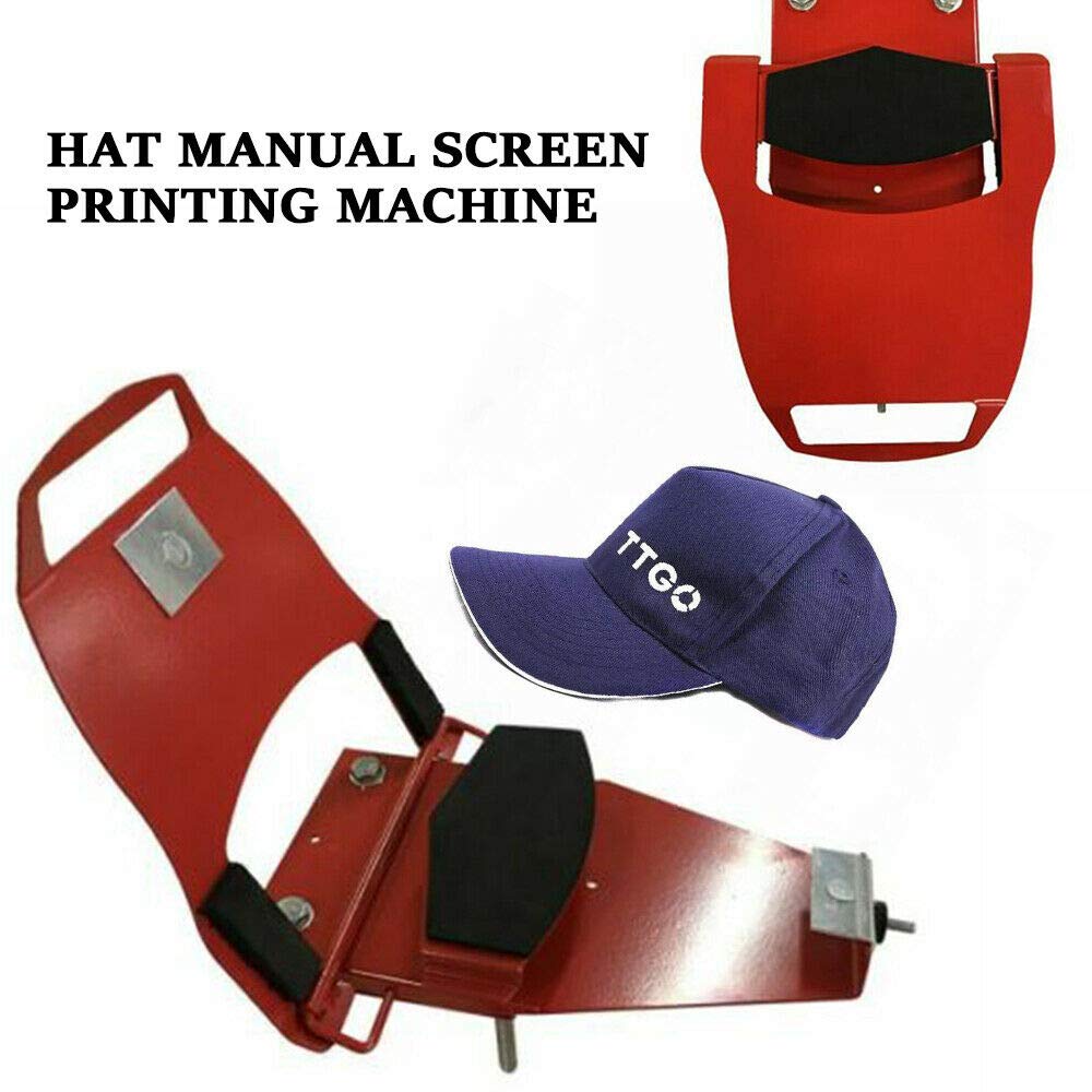 Professional DIY Screen Printing Machine for Hats - Standard Interchangeable Platen & Silk Screen Press | Perfect for Custom T-Shirts, Caps & Fabric Printing at Home or Small Business