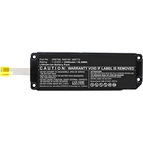 Synergy Digital Replacement Battery for Bose SoundLink Speakers - 7.4V 2200mAh Li-ion Battery Compatible with Bose 088772, 088789, 088796 Models | Perfect for Outdoor Parties, Home Audio & Portable Music Listening