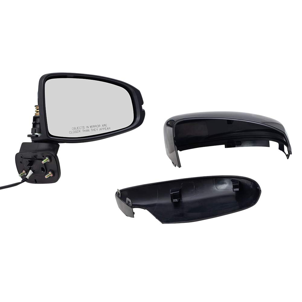 Brock Replacement Power Side Mirrors for 2015-2019 Honda Fit - Heated, Adjustable, OEM Style - Perfect for Daily Commuting, Road Trips & Parking Safety