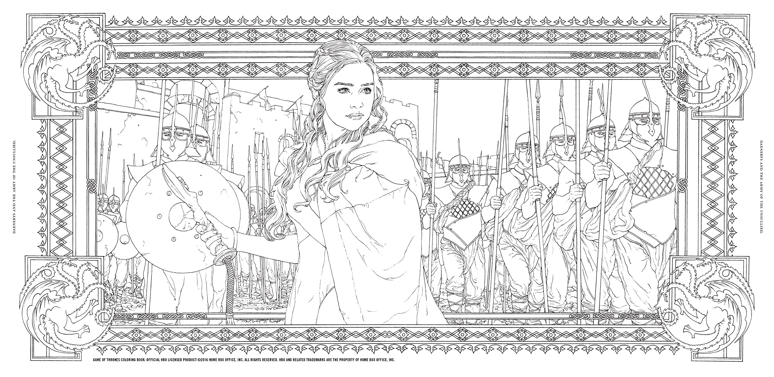 Game of Thrones Coloring Book - Official HBO Merchandise | GOT Gifts for Adults & Fans | Stress Relief & Creative Activity | Perfect for Parties, Collectors & Relaxation