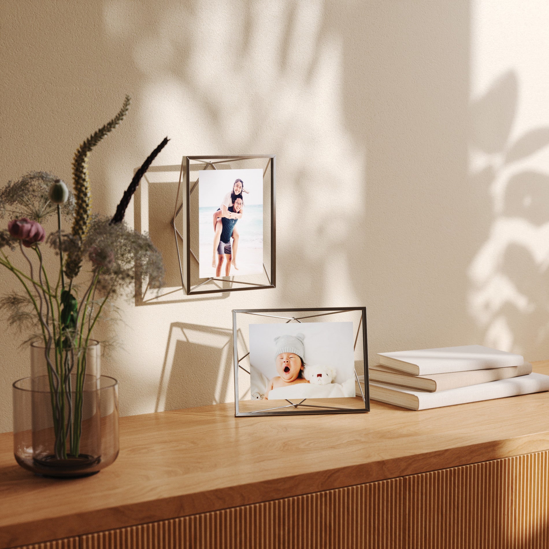 Prisma Picture Frame - Elegant Modern Photo Display for Wall & Tabletop - Perfect for Home Decor, Wedding, Office & Gift Giving