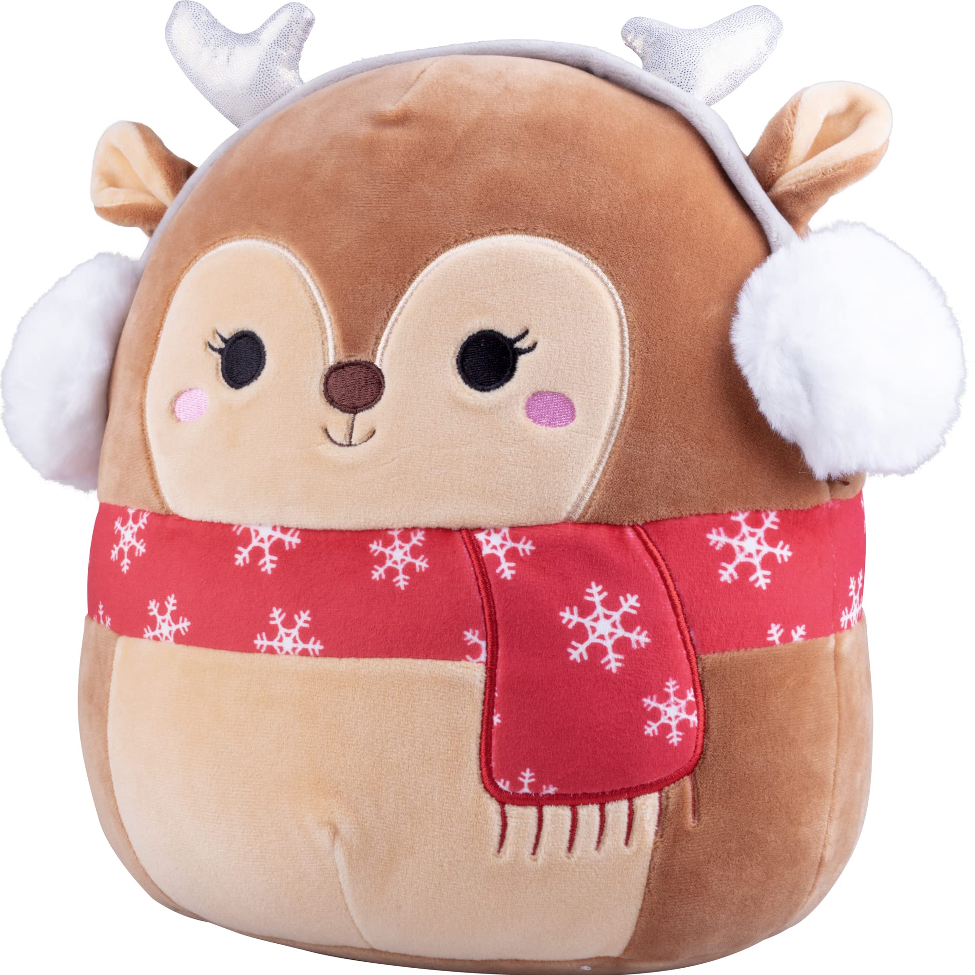 Squishmallows 10-Inch Darla The Easter Deer Plush Toy - Official Jazwares Collectible Stuffed Animal, Soft & Squishy Fawn - Perfect Gift for Kids, Girls & Boys - Great for Easter Gifts, Birthday Presents, Cuddling & Home Decor