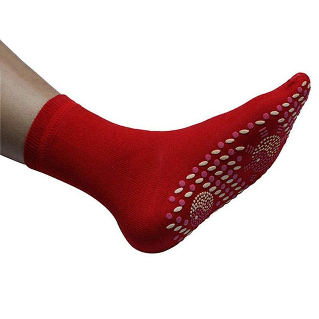Self Heating Tourmaline Socks for Men & Women - iLXHD Warm Therapeutic Socks for Foot Pain Relief & Circulation - Perfect for Winter, Arthritis & Cold Feet at Home or Outdoors