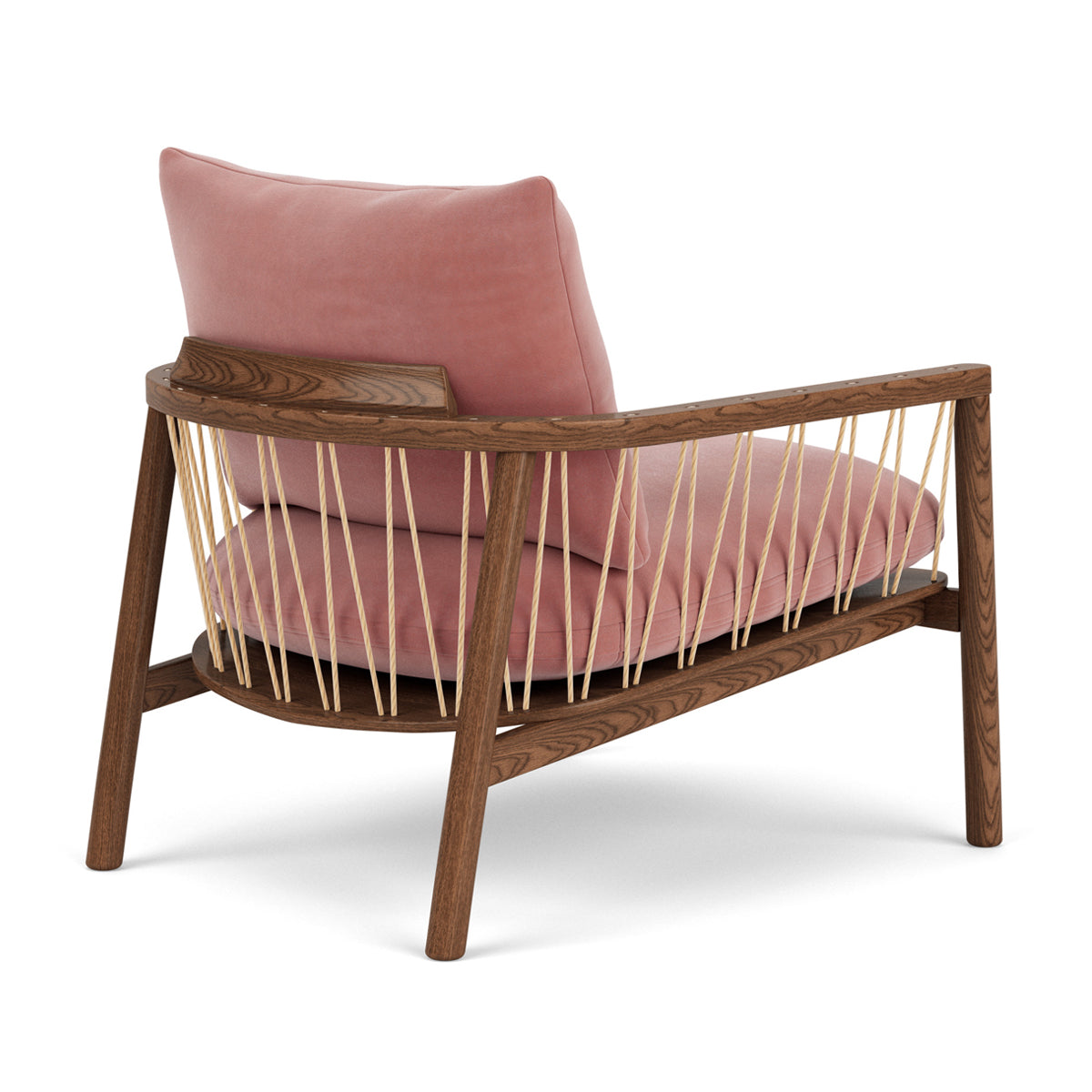 Luxury Enzo Velvet Armchair - Modern Accent Chair for Living Room, Bedroom & Office - Soft Upholstered Lounge Chair with Solid Wood Legs - Perfect for Home Decor, Reading Nook & Relaxation