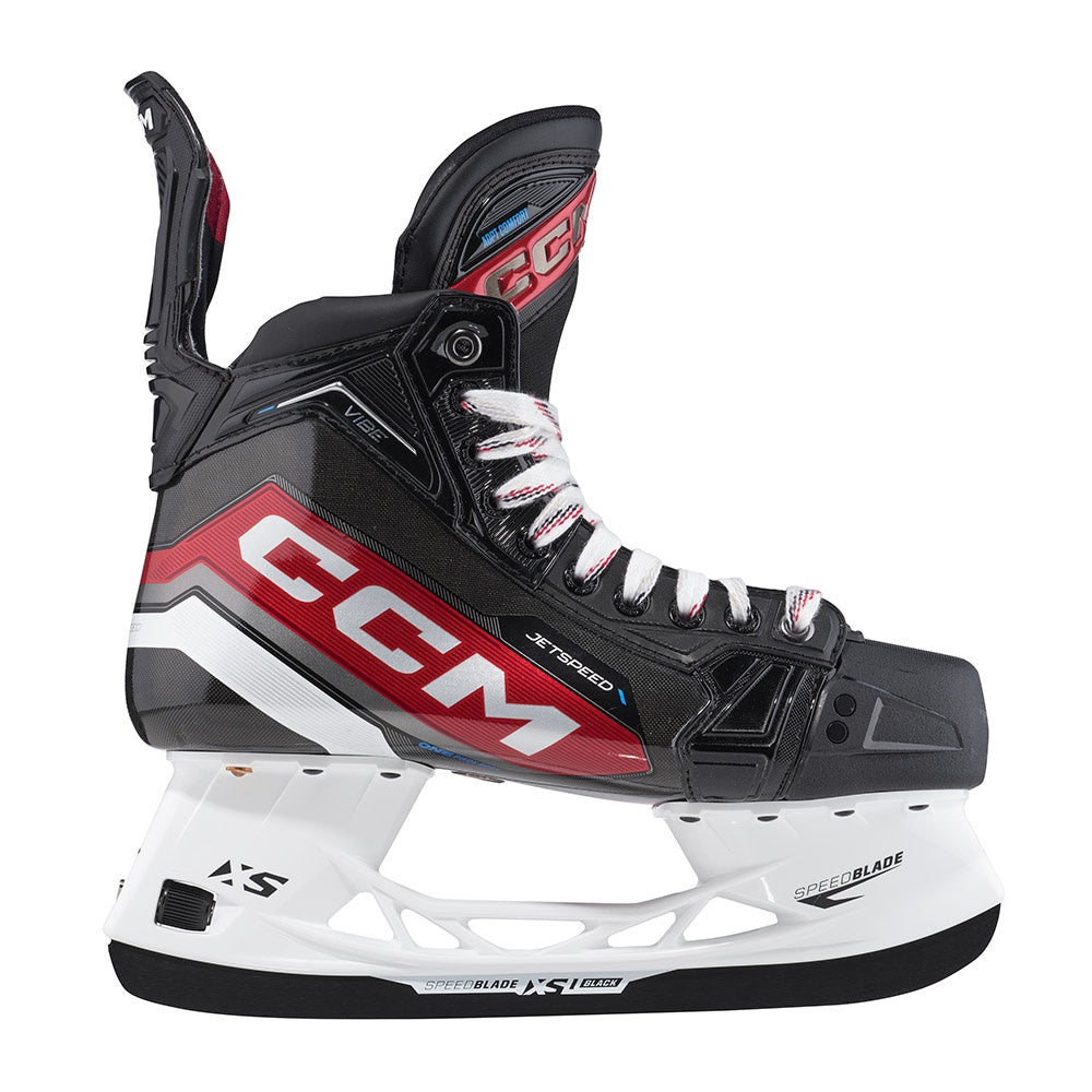 CCM Jetspeed Vibe 2023 Senior Ice Hockey Skates - Professional Performance Skates for Men & Women - Perfect for Competitive Play & Training on Ice Rinks