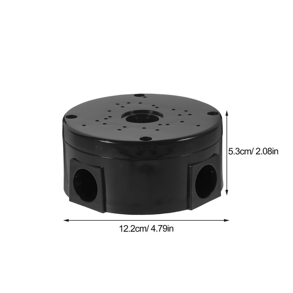 Angoily 2-Pack Weatherproof Outdoor Electrical Junction Box - IP65 Waterproof Enclosure for Circuit Breakers, Wires & Cables - Ideal for Garden, Garage & Industrial Electrical Projects