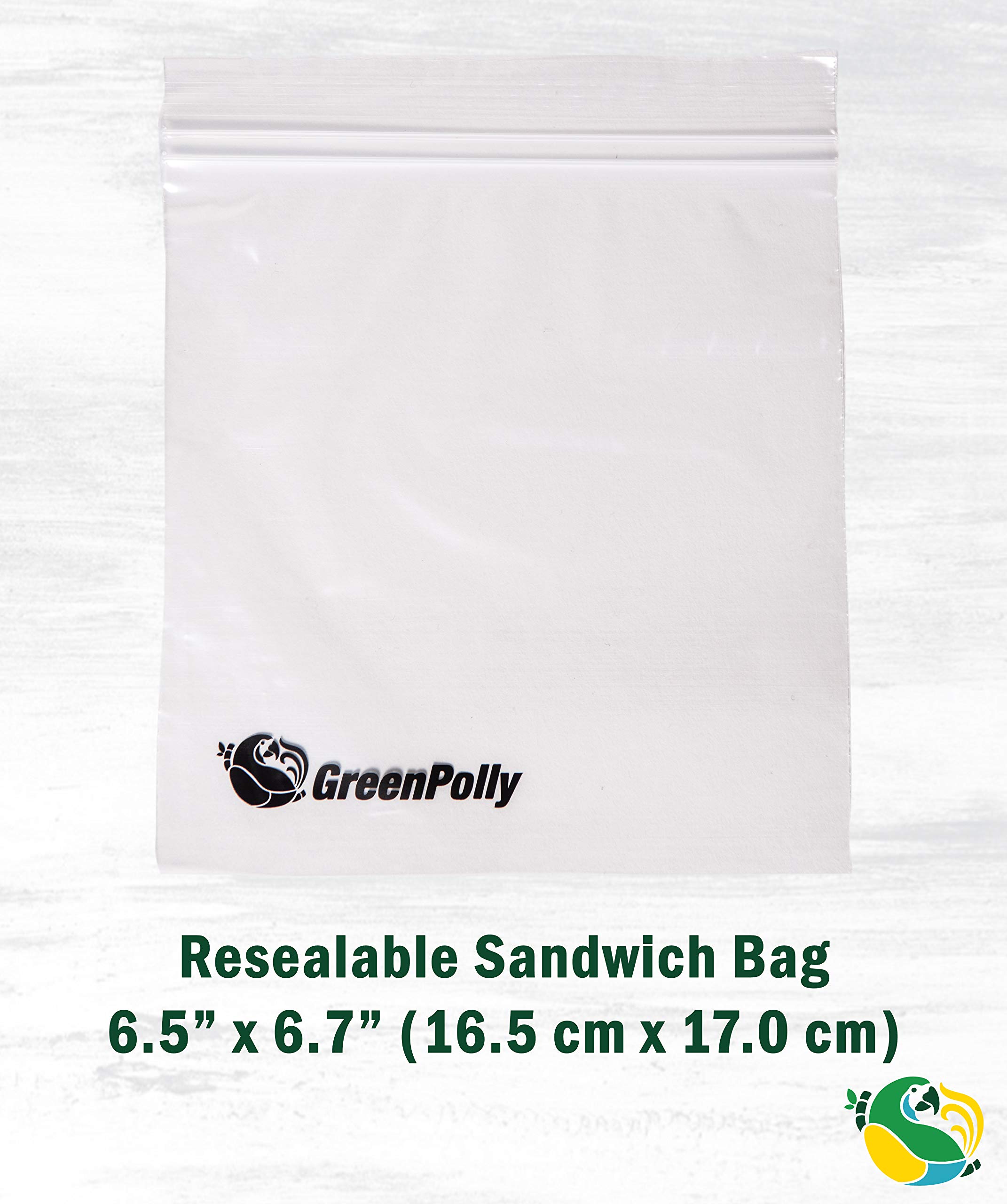 Eco-Friendly Resealable Sandwich Bags - 175 Count, 100% Recycled Material | Perfect for School Lunches, Office Snacks, Picnics & Travel | BPA-Free Food Storage Solution