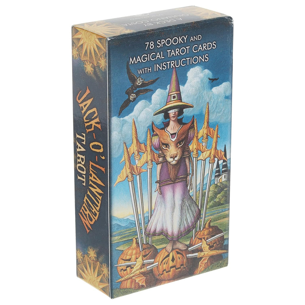Jack O Lantern Tarot Cards - Halloween Themed Divination Deck for Fortune Telling & Spiritual Guidance | Perfect for Halloween Parties, Witchcraft & Tarot Readings