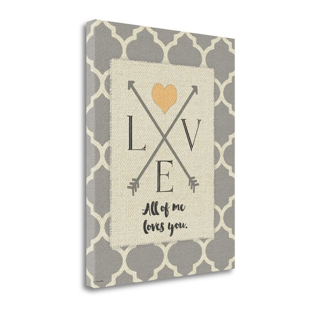 All Of Me By Jo Moulton - Premium Giclee Art Print on Gallery Wrapped Canvas, Ready to Hang Wall Decor for Living Room, Bedroom & Office