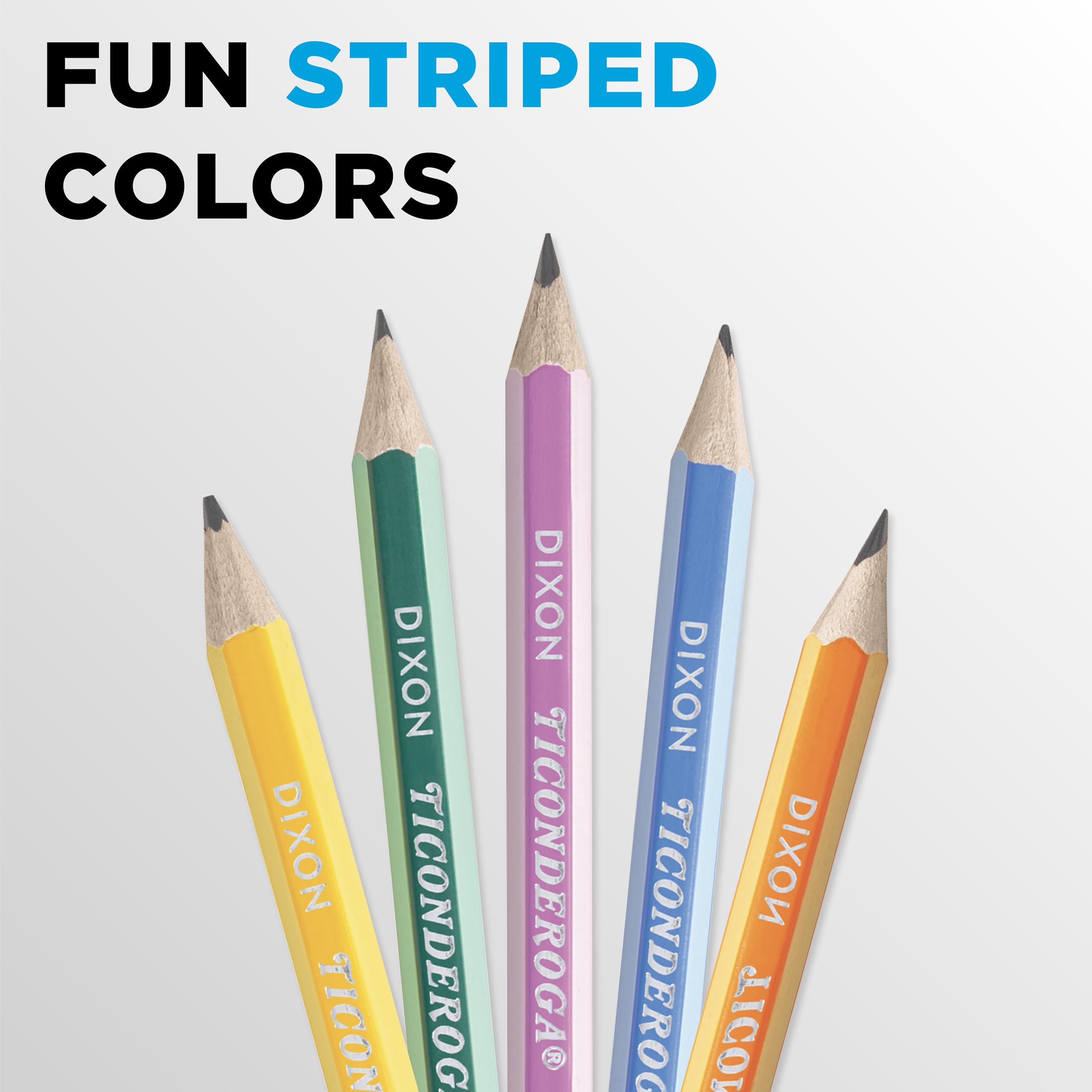 Ticonderoga HB Pencils, 10-Count Pre-Sharpened for School & Office