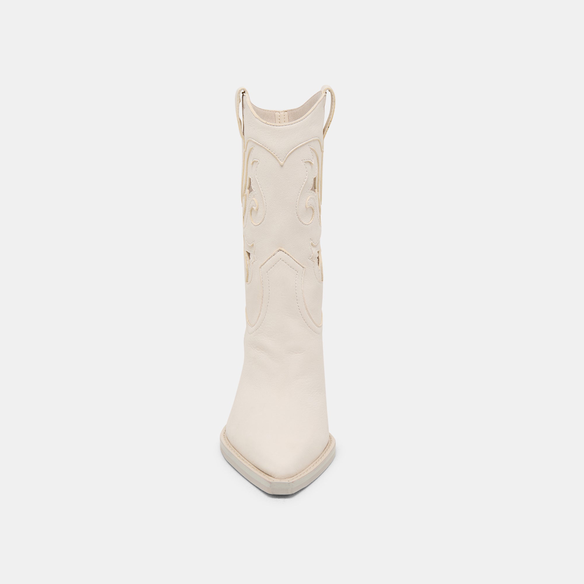 RAVENA Women's Off-White Nubuck Ankle Boots - Comfortable Casual Shoes for Fall & Winter, Perfect for Office, Dating and Daily Wear