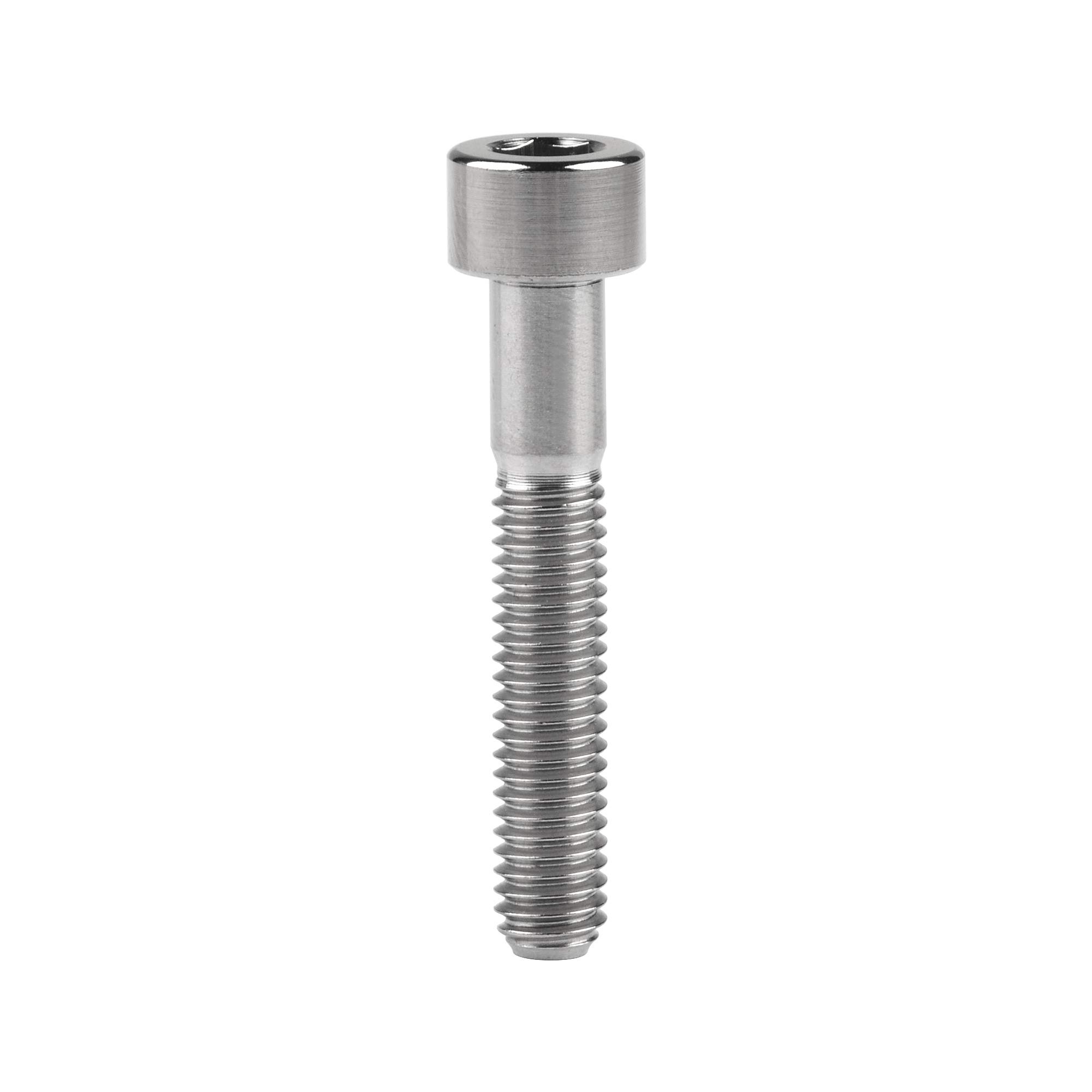 Titanium Ti M6x35mm Black Allen Head Bolts for Bicycle Headset Screws - Pack of 5 - Perfect for Bike Repair and Maintenance