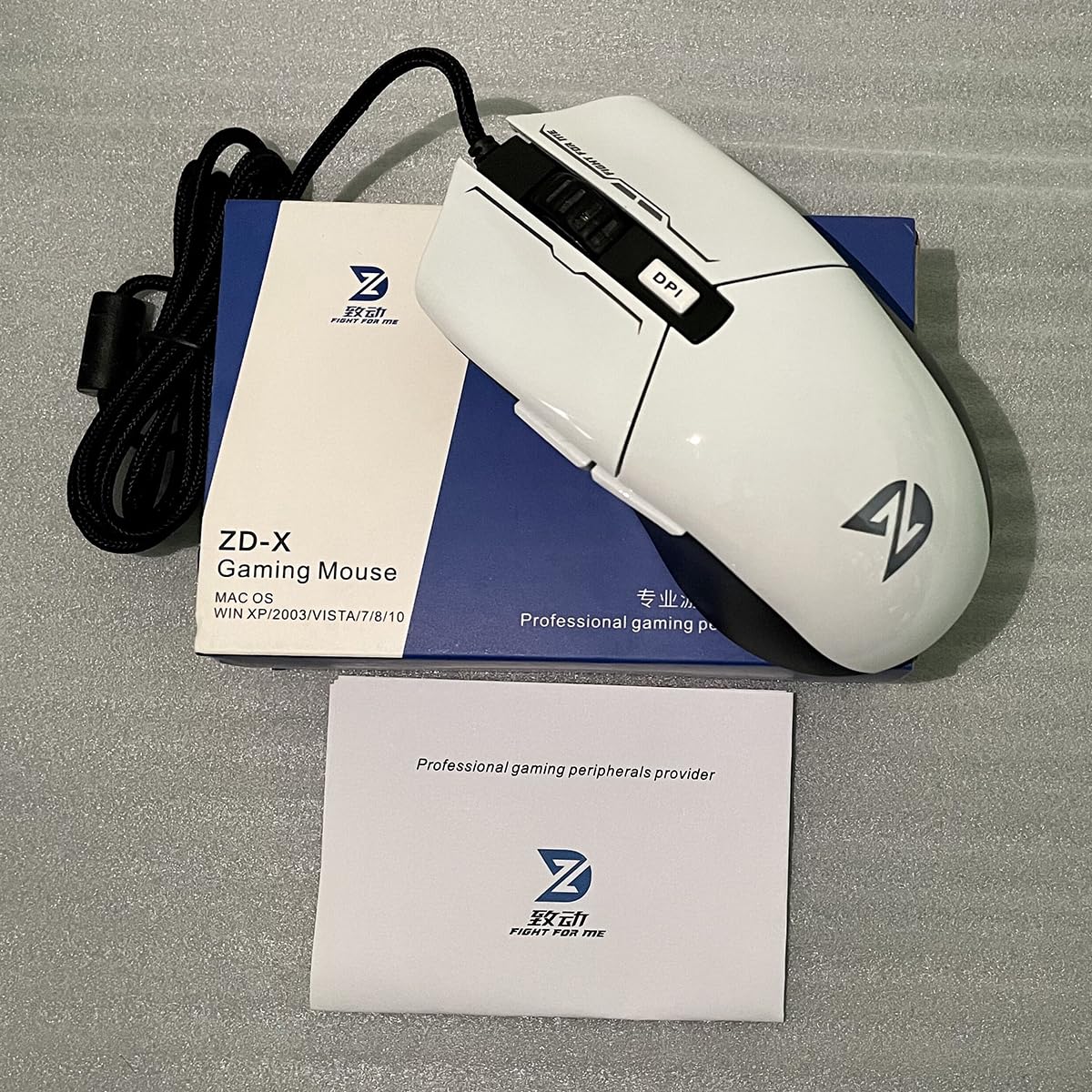 ZD-X 3200DPI Wired Gaming Mouse for PC & Mac - RGB Breathing Light, 6 Programmable Buttons - Perfect for FPS, MOBA & Esports Gaming