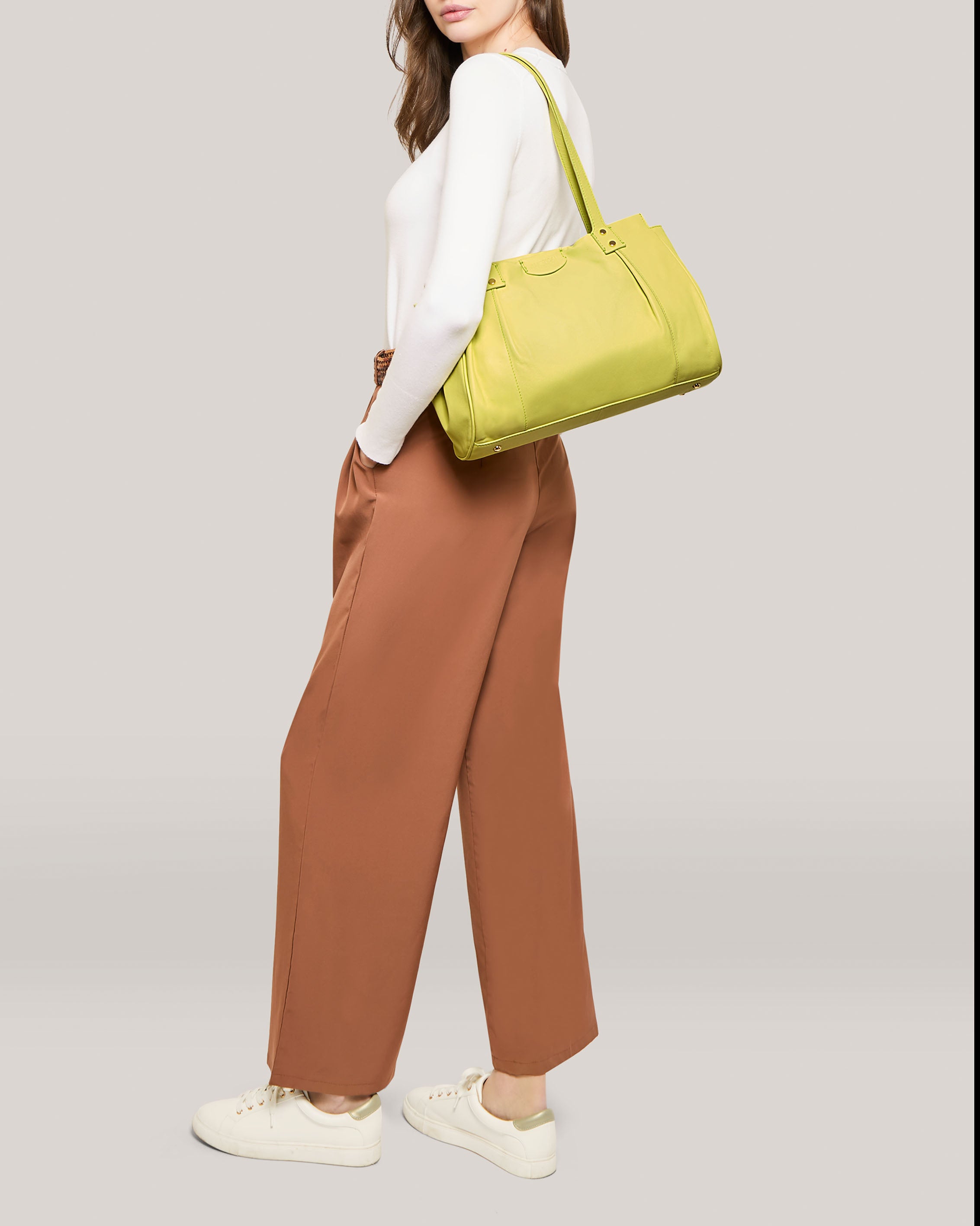 Layton Satchel Bag for Women - Stylish Leather Crossbody Purse with Adjustable Strap - Perfect for Work, Travel & Everyday Use