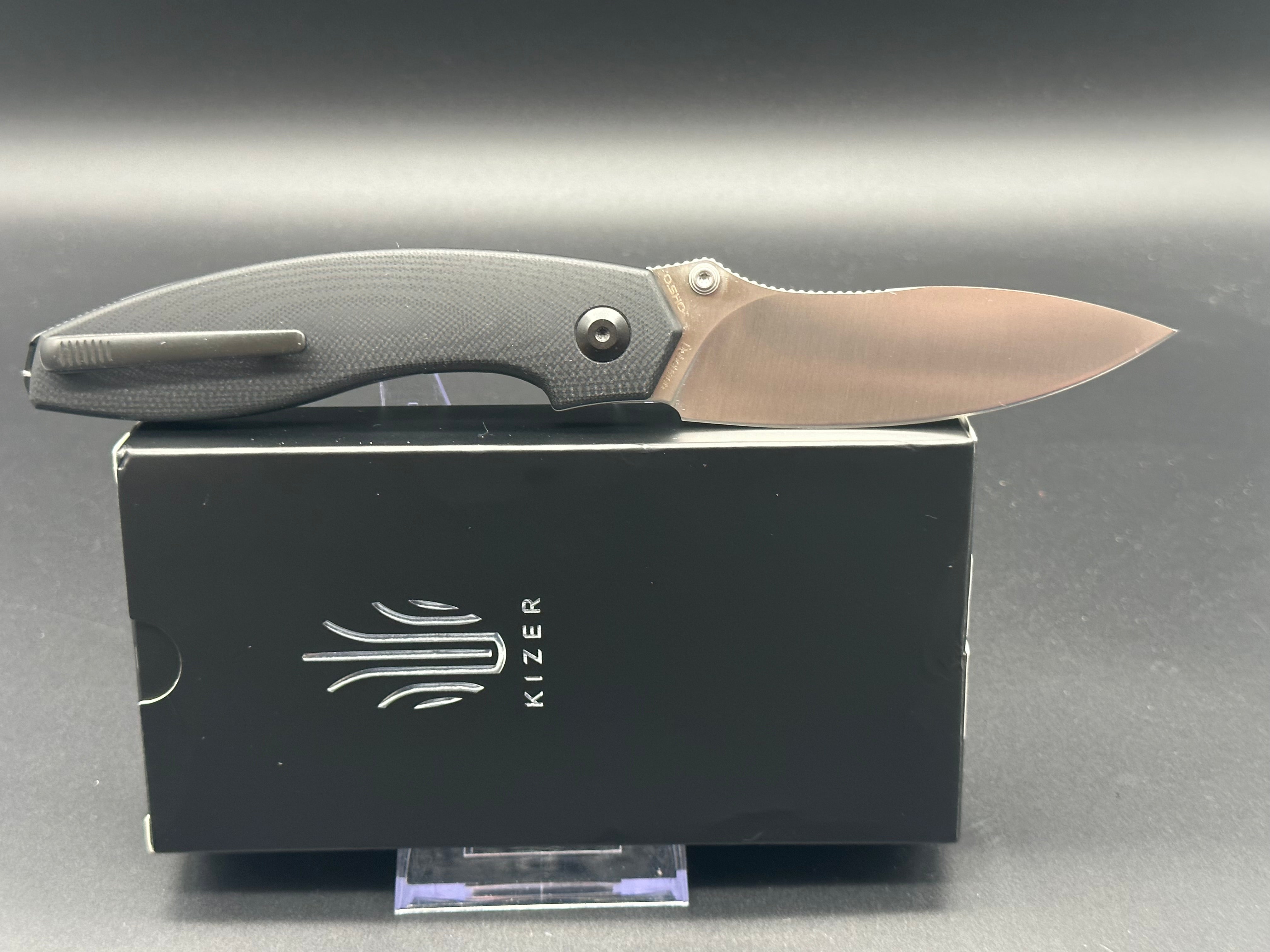 KIZER DOBERMAN Folding Pocket Knife - Premium EDC Knife for Camping, Hiking, and Outdoor Survival Gear