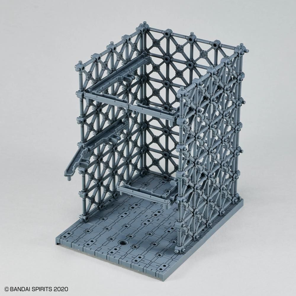 Bandai 30 Minutes Missions Customize Scene Base #07 (Truss Base Ver.) Model Kit - Perfect for Gundam & Mecha Diorama Displays, Action Figure Photography, and Tabletop Wargaming Scenes