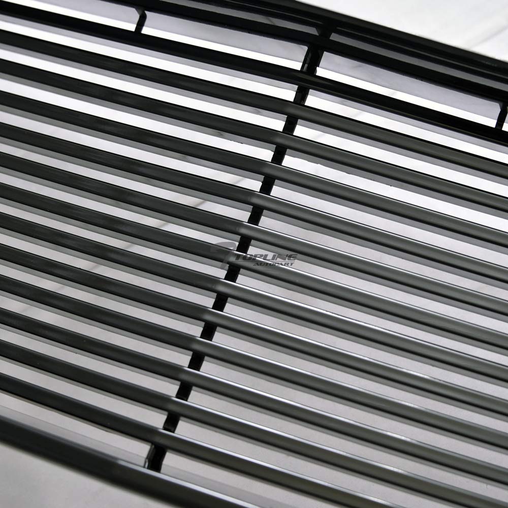 2005-2009 Ford Mustang V6 Glossy Black Front Bumper Grille Replacement - Horizontal Style for Enhanced Airflow & Sporty Look | Perfect for Car Upgrades, Auto Shows & Mustang Enthusiasts