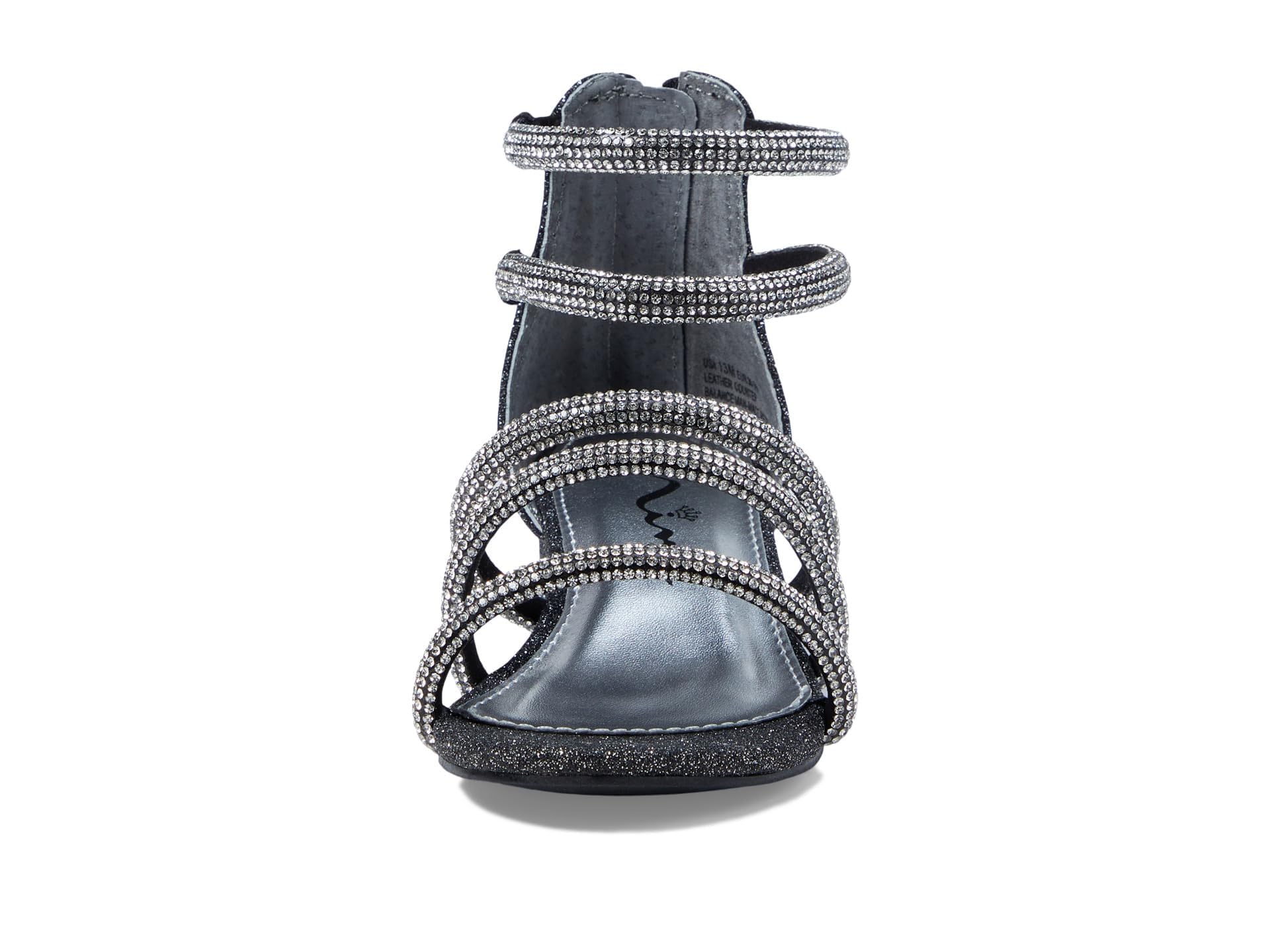 NINA Girls' Sparkle Glitter Sneakers for Toddler & Kids - Comfortable Lightweight Shoes for School, Play & Everyday Wear