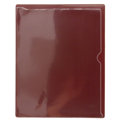 StoreSMART 10-Pack Heavy Duty Maroon Plastic Paperwork Organizers with Clear Front - Office File Folders for Documents, Receipts & Bills - Perfect for Home, Office & School Organization
