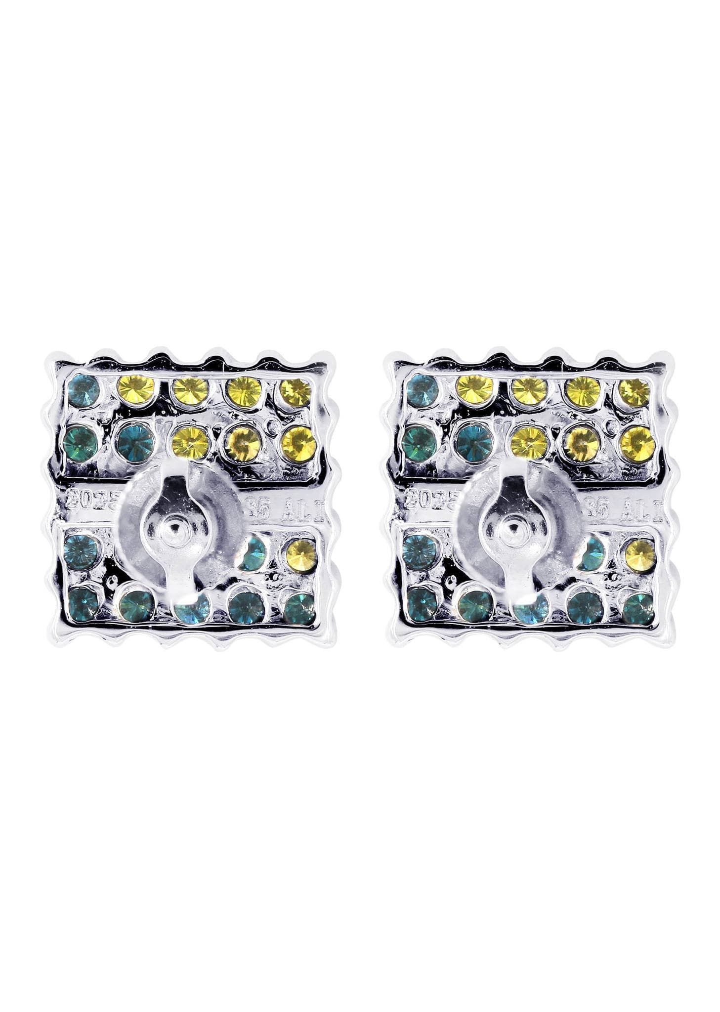 1.16 Carat Diamond Earrings for Men in 14K White Gold – Luxury Stud Earrings for Gifts, Weddings & Special Occasions