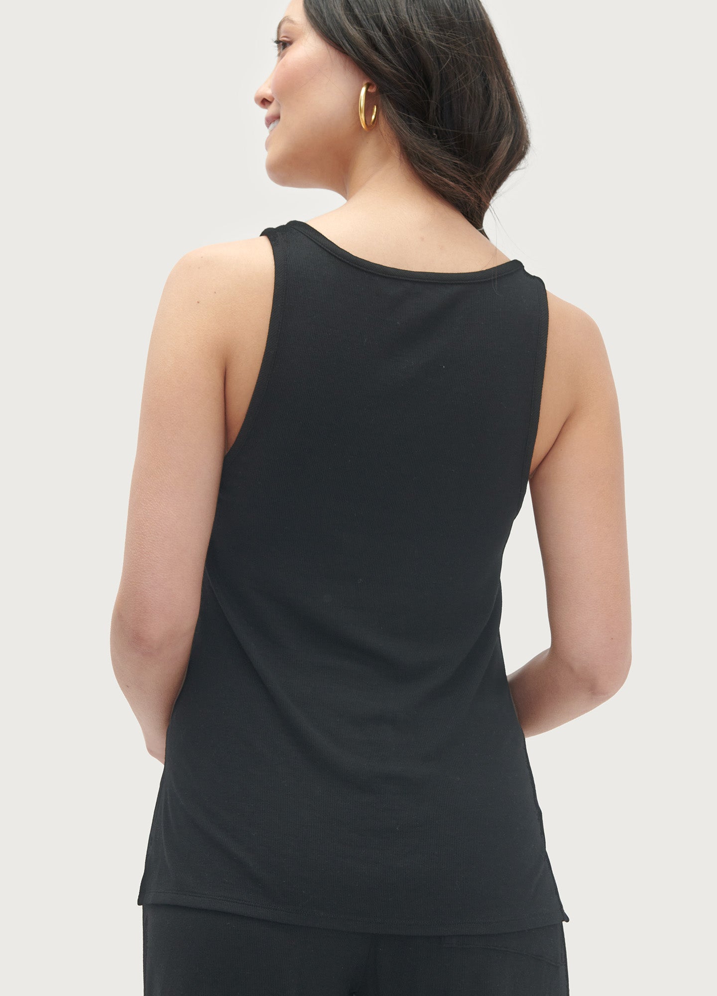 Ultra-Soft Ribbed Nursing Tank Top for Breastfeeding Moms - Comfortable Maternity & Postpartum Wear for Day & Night Use