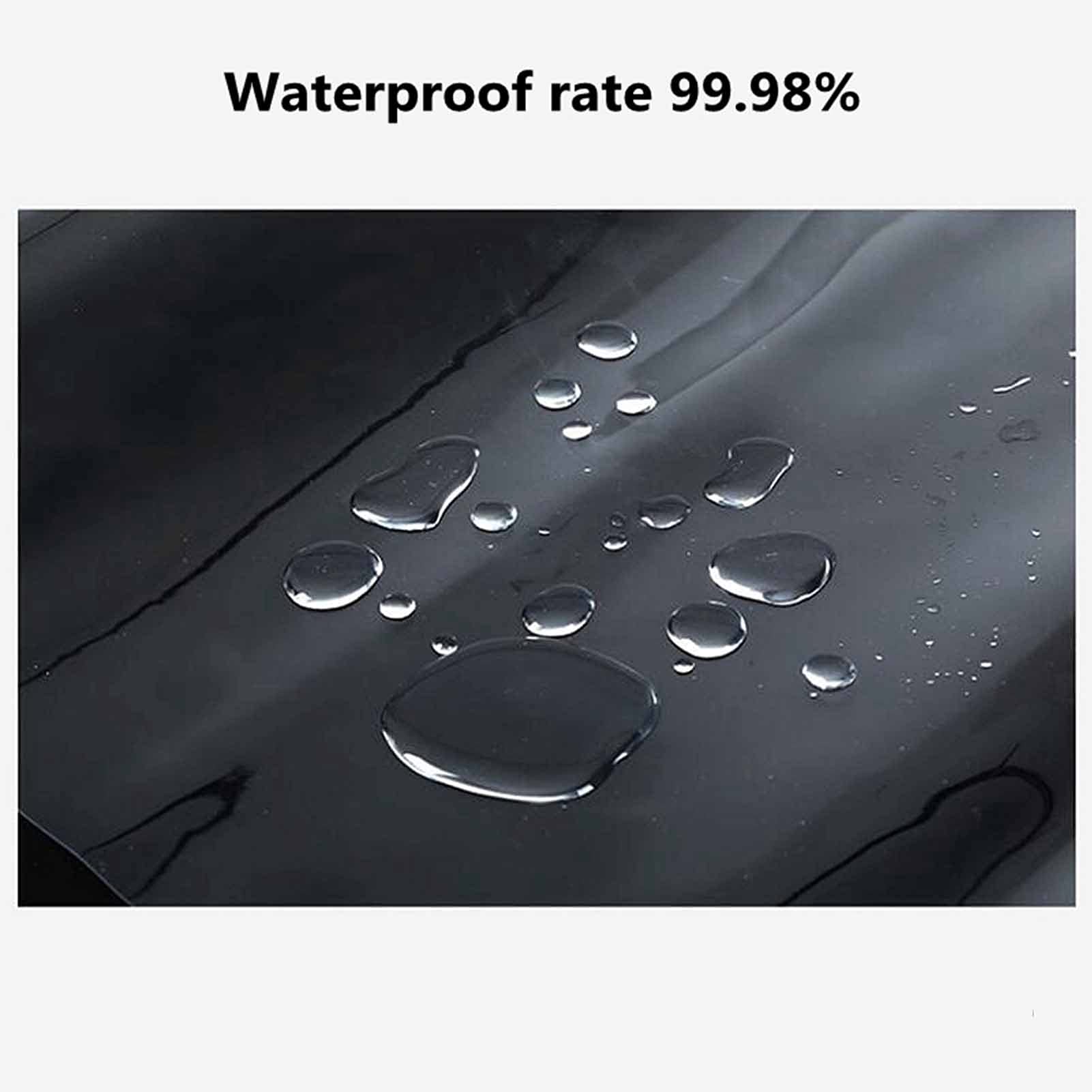 Clear Waterproof Transparent Tarp with 10 Ball Bungee Cords - 4x5m Heavy Duty Tarpaulin Cover for Greenhouse, Plants, Outdoor Furniture & Equipment Protection - UV Resistant, Customizable Size (Ideal for Gardening, Camping & Emergency Shelter)